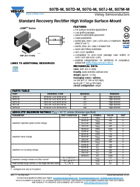 S07B-M Datasheet PDF Vishay Semiconductors