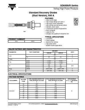 SD600R22PC Datasheet PDF Vishay Semiconductors