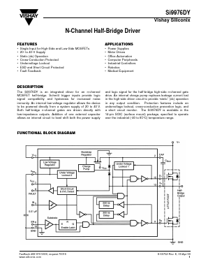 SI9976DY Datasheet PDF Vishay Semiconductors