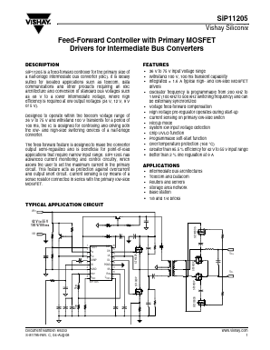 SIP11205DQP-T1-E3 Datasheet PDF Vishay Semiconductors