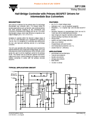SIP11206DLP-T1-E3 Datasheet PDF Vishay Semiconductors