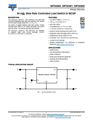 SIP32460DB-T2-GE1 Datasheet PDF Vishay Semiconductors