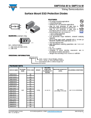 SMF10A-M Datasheet PDF Vishay Semiconductors
