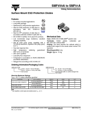 SMF17A-M-08 Datasheet PDF Vishay Semiconductors