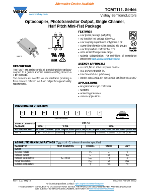MT1119 Datasheet PDF Vishay Semiconductors