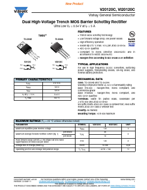 VI20120C-M3/4W Datasheet PDF Vishay Semiconductors