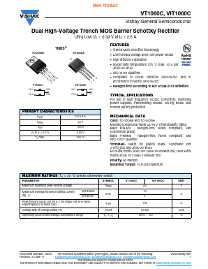 VT1060C Datasheet PDF Vishay Semiconductors