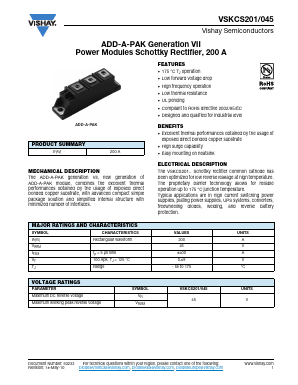 VSKCS201-045 Datasheet PDF Vishay Semiconductors