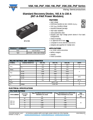 VSKE196-04PBF Datasheet PDF Vishay Semiconductors