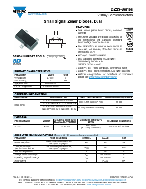 DZ23C30-E3-18 Datasheet PDF Vishay Semiconductors