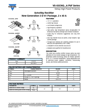 83CNQ080A Datasheet PDF Vishay Semiconductors