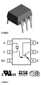 4N36 Datasheet PDF Vishay Semiconductors