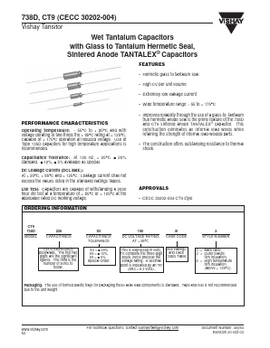 738D566X0075C2 Datasheet PDF Vishay Semiconductors
