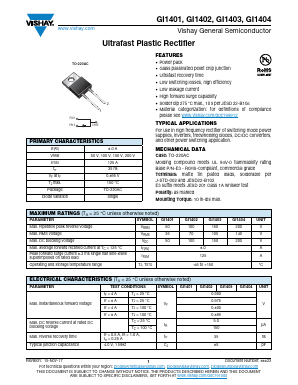 GI1403 Datasheet PDF Vishay Semiconductors