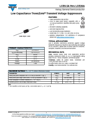 LCE14A-E3/54 Datasheet PDF Vishay Semiconductors