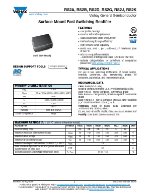 RS2A Datasheet PDF Vishay Semiconductors