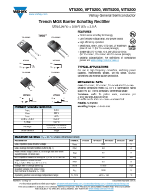 VIT5200 Datasheet PDF Vishay Semiconductors