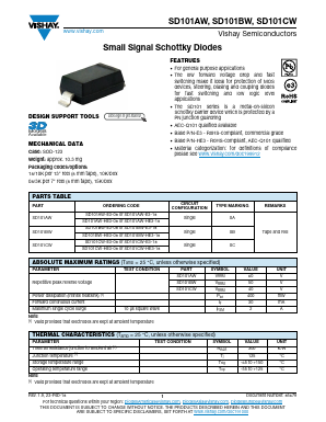 SD101BW-HE3-08 Datasheet PDF Vishay Semiconductors