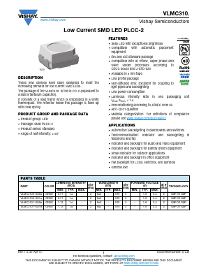 VLMC3101-GS08 Datasheet PDF Vishay Semiconductors