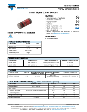 TZMC13-M Datasheet PDF Vishay Semiconductors
