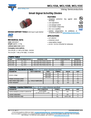 MCL103A-TR Datasheet PDF Vishay Semiconductors
