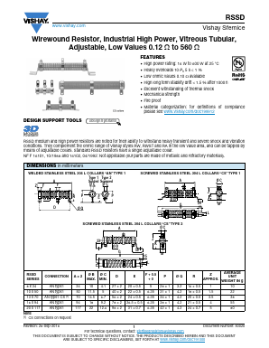 RSSD25168A2200JB06 Datasheet PDF Vishay Semiconductors