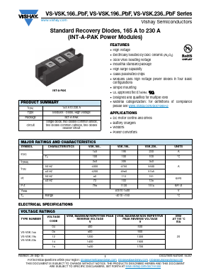VS-VSKJ236/04PBF Datasheet PDF Vishay Semiconductors