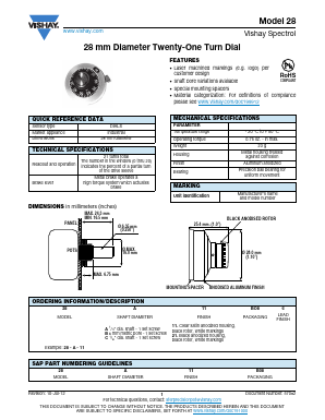 28-A-11-B08 Datasheet PDF Vishay Semiconductors