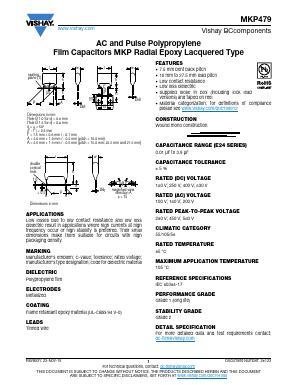 BFC247990086 Datasheet PDF Vishay Semiconductors