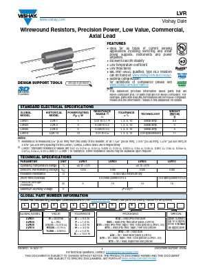 LVR01R7L000KE03 Datasheet PDF Vishay Semiconductors