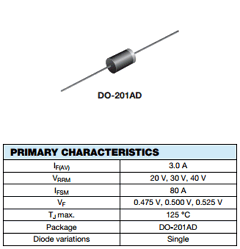 1N5820-E3_13 Datasheet PDF Vishay Semiconductors