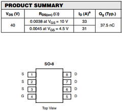 SI4456DY-T1-GE3 Datasheet PDF Vishay Semiconductors