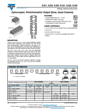 ILD2-X016 Datasheet PDF Vishay Semiconductors