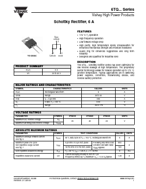 6TQ035 Datasheet PDF Vishay Semiconductors