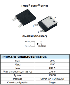 V20PW45HM3/I Datasheet PDF Vishay Semiconductors