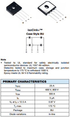 BU25H06-E3/A Datasheet PDF Vishay Semiconductors