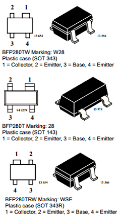 BFP280TW Datasheet PDF Vishay Semiconductors