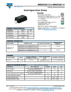 MMSZ5246-G Datasheet PDF Vishay Semiconductors