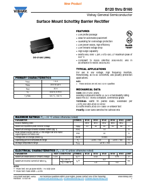 B140-E3/5AT Datasheet PDF Vishay Semiconductors