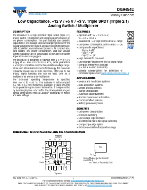 DG9454E Datasheet PDF Vishay Semiconductors
