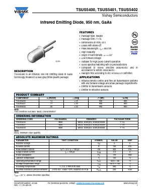 TSUS5402 Datasheet PDF Vishay Semiconductors