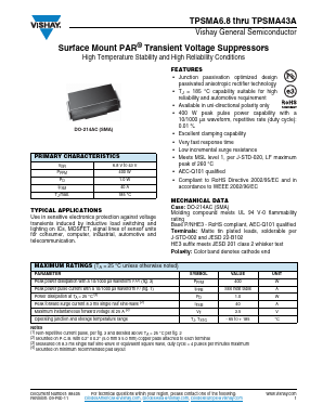 TPSMA16A Datasheet PDF Vishay Semiconductors