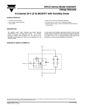 SI4636DY Datasheet PDF Vishay Semiconductors