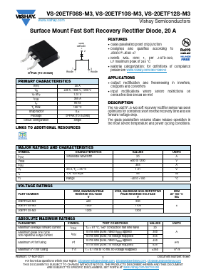 20ETF10S-M3 Datasheet PDF Vishay Semiconductors