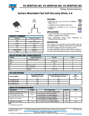 VS-8EWF06S-M3 Datasheet PDF Vishay Semiconductors