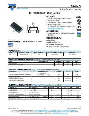S392D-G Datasheet PDF Vishay Semiconductors
