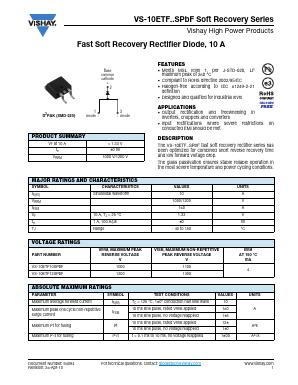 VS-10ETF10SPBF Datasheet PDF Vishay Semiconductors