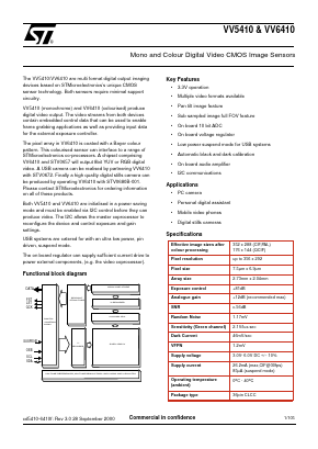 STV-YUV-CIF-R02 Datasheet PDF Vision