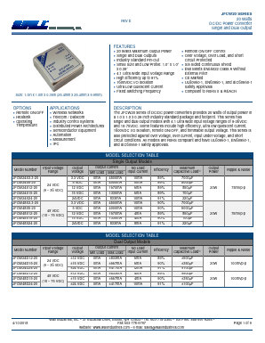 JFCW48S12-20 Datasheet PDF Wall Industries,Inc.