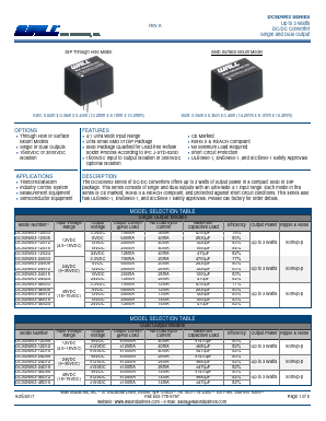 DCSDW03-12S12 Datasheet PDF Wall Industries,Inc.
